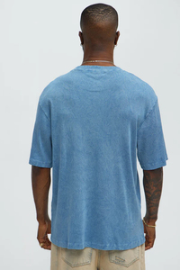 High Quality Wholesale 100% Cotton <b>Tshirts</b> for Men <b>Plain</b> Washed Drop Shoulder Blank T-shirt for Men By Antique Fashion - Product Image 3