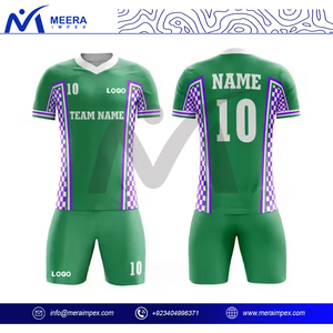 2025 Custom <b>Printed</b> Multi-Color V-Neck Lightweight Soccer Jersey for Men High Quality 100% Polyester Football Uniform - Product Image 2