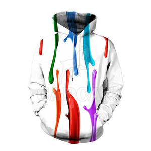 Venta directa de fábrica Nueva llegada Calidad Hombres Sudaderas con capucha largas de gran tamaño Diseño de impresión 3D Logotipo personalizable Patrón sólido de invierno - Product Image 1