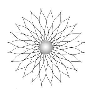 Top Selling Home Decor Modern Living Room Round <b>Gold</b> Color Finished Swirl Wall <b>Mirror</b> Arts Decor Wall Hanging - Product Image 3