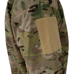 Chaqueta Softshell resistente al agua para hombre con forro polar de tela de lona con cuello levantado Camo Fleece Softshell - Product Image 6