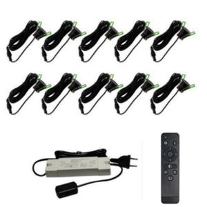 <span class=keywords><strong>Spot</strong></span> <span class=keywords><strong>LED</strong></span> basse tension moderne 10*3W 12V IP65, <span class=keywords><strong>kit</strong></span> pour éclairage de vitrine d'hôtel, dimmable - Product Image 1