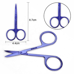 Tijeras de Uñas de Acero Inoxidable Curvadas Chapadas en Oro de Lujo Premium, Punta de Cuchilla Afilada, Duraderas, Esenciales para el Cuidado de las Cutículas - Product Image 6