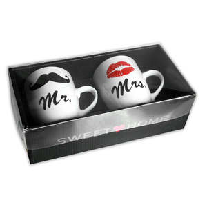 Sr. y Sra. Juego de Regalo de Boda de 2 Tazas - Product Image 2