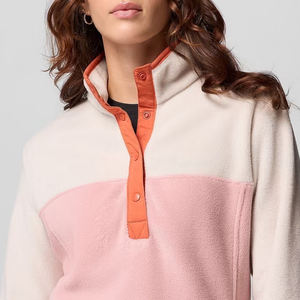 Sudadera Cómoda para Mujer con Cuello Alto y Diseño de Bloques de Color, Ropa Urbana Moderna para Mujer, Logotipo Personalizado / Precio Económico para Pedidos al por Mayor - Product Image 2