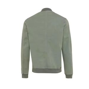 Chaqueta de bombardero Unisex de manga larga ligera con mejor diseño, impresión personalizada en la parte delantera, lana de alta calidad/algodón impermeable de nailon - Product Image 2