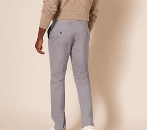 กางเกงชิโน่ผู้ชาย คุณภาพสูง ผ้าแคนวาสสั่งทำ ยืดได้ สไตล์ลำลอง สตรีทแวร์ ธุรกิจ ทรงตรง ทรงเข้ารูป ระบายอากาศ น้ำหนักเบา - Product Image 2