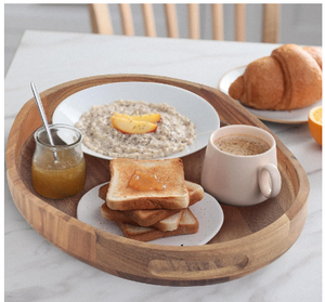 <b>Breakfast</b> <b>Trays</b> Good Quality Wooden Serving Platter New Arrival Acacia Wood Serving <b>Tray</b> Home Kitchen Usage - Product Image 4
