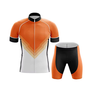 Conjunto de Jersey de ciclismo para hombre, pantalones cortos, mangas, Jersey, bolsillo con cremallera, pantalones cortos con uniforme de ciclismo acolchado - Product Image 6