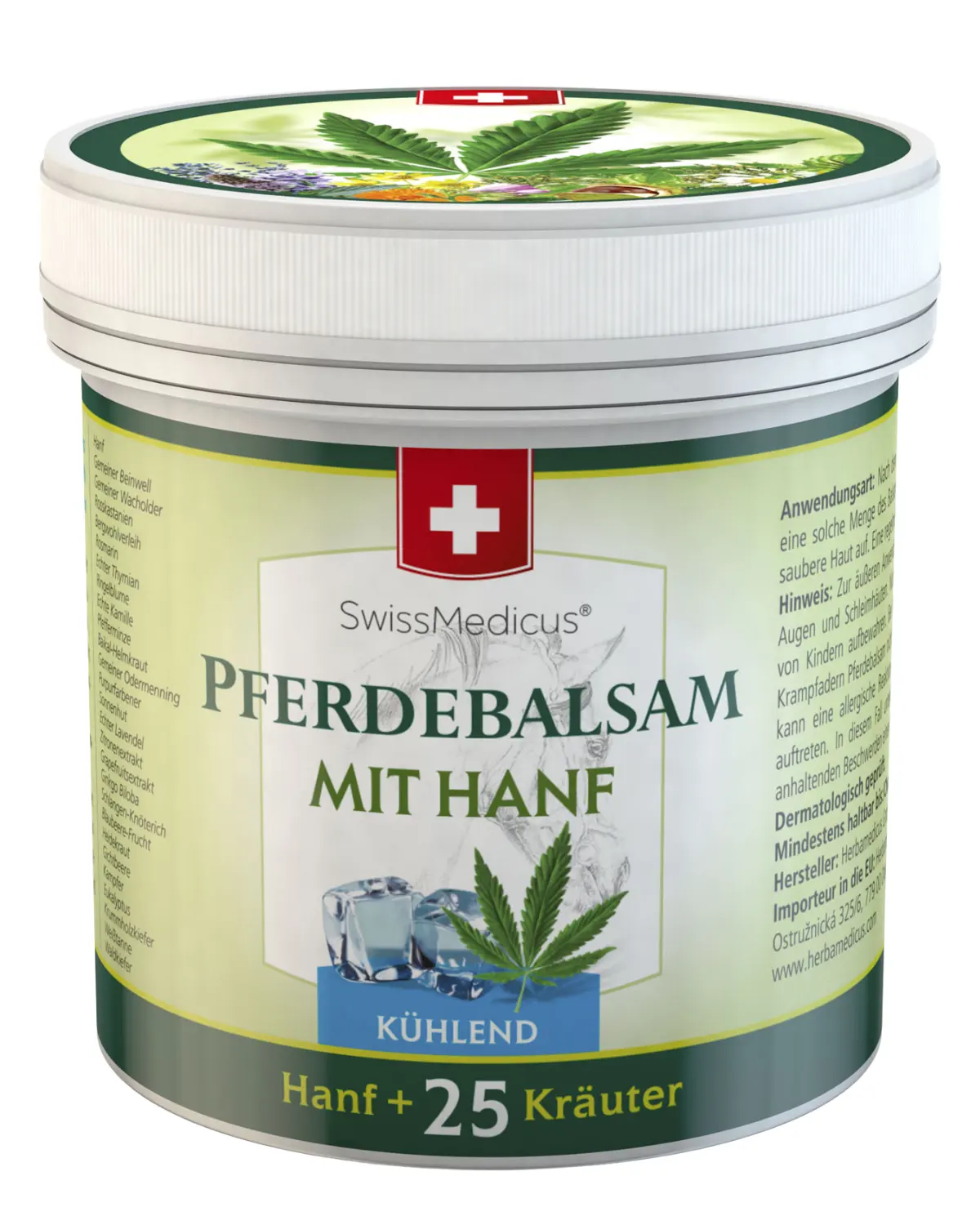 Amazon Gel Thảo Dược Làm Mát SwissMedicus Pferdebalsam Bán Chạy Nhất, Giảm Đau Chân Nặng, Chất Lượng Thụy Sĩ, Giãn Tĩnh Mạch, 250 Ml