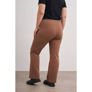 <b>Wool</b> Knitted High Waist Straight Leg Trousers-Loose Fit Casual Winter <b>Pants</b> - Product Image 5