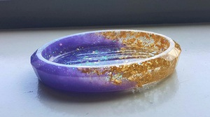 Porte-savon en résine époxy, forme personnalisée, couleur personnalisée, vente chaude, porte-savon en résine de haute qualité - Product Image 3