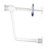 Appareil de distillation Dean Stark en verre borosilicate transparent MAYALAB 10 ml, personnalisable OEM/ODM/OBM, avec bouchon PTF et joint 24/19 mm