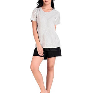 Best Price Women's Casual <b>Shirt</b> and Shorts Set Durable 100% Cotton Quick Dry Breathable Solid Pattern Comfortable <b>Summer</b> Wear - Product Image 2