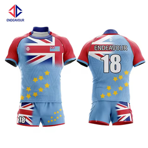 Uniformes de rugby personnalisés de haute qualité à séchage rapide, respirants, imprimés, grande taille, disponibles à la vente - Product Image 6