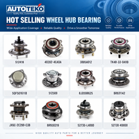 AUTOTEKO VKBA3793 Ensemble de roulement de moyeu de roue arrière avec anneau de capteur ABS 52730-38100 52730-38101 pour HYUNDAI KIA