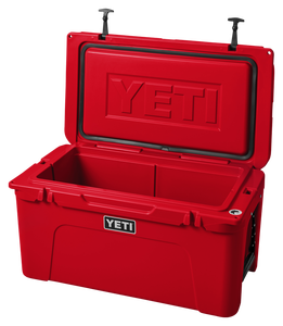 Nevera Aislada con Ruedas de 48QT – Caja de Hielo Resistente e Impermeable con Asa (Rojo Rescate) - Product Image 1