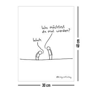 War and Friday Art Print Still Life Wall Decor Réveillez-vous! - Product Image 1