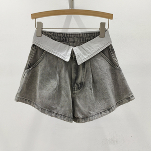 แฟชั่นใหม่ที่ไม่ซ้ํากันใหม่Streetwearเซ็กซี่บล็อกสีล้างJeanกางเกงขาสั้นผู้หญิงสั้นกางเกงยีนส์กางเกงขาสั้นผู้หญิงกางเกงขาสั้นผู้หญิง - Product Image 4