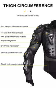 เสื้อแจ็กเก็ตเกราะรถจักรยานยนต์แบบเต็มตัวระบายอากาศได้ดีเสื้อสูทสำหรับขับขี่ผลิตจากหนังแท้ - Product Image 5