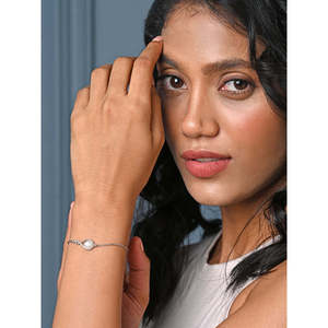 NOVAMART Fine 925 Pure Silver Real Pearl Hand <b>Bracelet</b>- <b>Bracelets</b> & Bangles Wholesale Export - Product Image 4