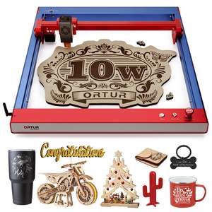 Machine de gravure <span class=keywords><strong>laser</strong></span> miniature haute précision <span class=keywords><strong>ORTUR</strong></span> OLM3-LE, équipement de découpe et de marquage <span class=keywords><strong>laser</strong></span> à diode portable pour le métal et le bois - Product Image 1