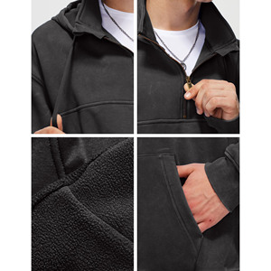 Sudaderas con capucha informales de alta calidad 2025 para hombre, jerséis, sudaderas con capucha bordadas Unisex personalizadas, sudaderas con capucha de lana de algodón para exteriores para gimnasio de invierno para hombre - Product Image 6
