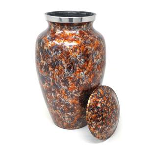 Urne funéraire en aluminium de grande taille et magnifique pour les cendres humaines, services funéraires, urne en métal durable, souvenir - Product Image 3