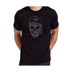 เสื้อยืดไรน์สโตนจากผู้ผลิตมืออาชีพเสื้อยืดพลอยเทียม - Product Image 1