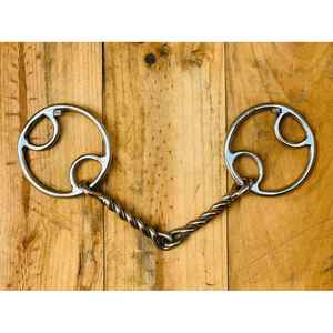 Mors de cheval en acier inoxydable durable avec finition polie et lisse pour l'équitation professionnelle, équipement équestre - Product Image 1