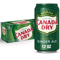 Canada Dry 330ml X6 Bouteilles en Gros – Boissons Gazeuses Variées aux Saveurs Fruitées, Café, Crème, Gingembre, Caféine, Chocolat et Glucose