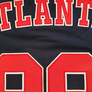 Uniformes de baseball personnalisés de haute qualité, respirants, à séchage rapide, avec nom, numéro et logo imprimés par transfert thermique, 100 % sportifs - Product Image 6