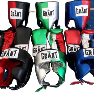 Logo de marque personnalisé Casque de combat Entraînement au combat Protection réglable Protège-tête Kickboxing Boxe Couvre-chef - Product Image 1