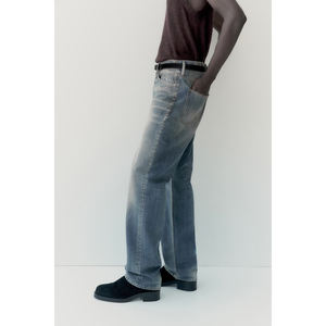 Jeans droits pour hommes de grande taille sur mesure élégants à la mode vêtements de plein air taux de gros chaud - Product Image 2