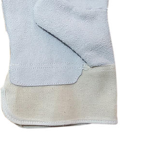 Guantes Profesionales de Una Sola Palma para Trabajos de Aparejo, Resistentes, de Cuero Dividido Reforzado de 8 milésimas de Pulgada con Grosor de 6 milésimas de Pulgada para Trabajos de Aparejo - Product Image 6