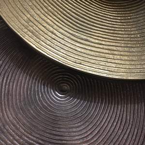 Table d'appoint en métal bon marché Lot de 2 pièces Round Top bonne qualité pour meubles de salon et de chambre à coucher - Product Image 2