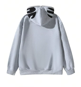 Sudadera con capucha para hombre de la mejor calidad 100%, logotipo de impresión personalizado, peso pesado, todos los colores, hecha en Pakistán, sudaderas básicas de mezcla de algodón - Product Image 2