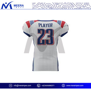 Camiseta de Fútbol Americano Unisex de Alta Calidad, 100% Poliéster, Transpirable, Tallas Grandes, con Logotipo Personalizado Sublimado, Manga Corta - Product Image 2