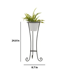 Indoor Outdoor Schmiedeeisen Pflanzenst änder Hoch Metall Eisen Pflanzenst änder Blumentopf Ständer für Garten dekoration