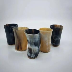 Set of 4 Round Shape Natural <b>Viking</b> Drinking Horn Beer Drinking Horn <b>Cup</b> With Premium Quality Medium Size Wine <b>Cups</b> Agate - Product Image 6