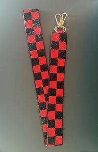 New Leopard Print Beaded Belts 3.8 cm <b>Glitter</b> Crossbody Shoulder Handbag Hardware <b>Bag</b> Straps - Product Image 5