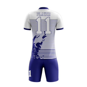 Divise da calcio in poliestere 100% personalizzabili per uomini e donne di alta qualità Design Slim Fit Logo personalizzato nome comodi set - Product Image 3
