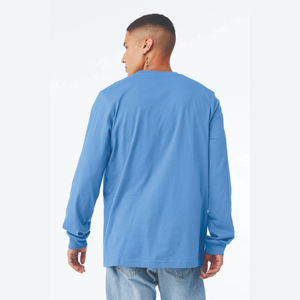 Camiseta de manga larga de gran tamaño personalizada para hombre, calidad superior, ropa informal al por mayor, camisetas de estilo informal con serigrafía Vintage para hombre - Product Image 3