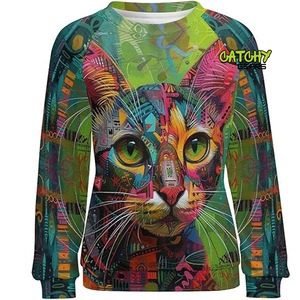 เสื้อสเวตเชิ้ตผ้าฟลีซแบบยูนิเซ็กซ์ อุ่นสบาย คอวี ทรงลำลอง สำหรับฤดูใบไม้ร่วงและฤดูหนาว รับออกแบบตามสั่ง ขายส่ง OEM - Product Image 3