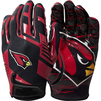 Guantes de Fútbol Americano Profesionales de Alta Calidad Totalmente Personalizables - Cuero Sintético y Silicona Tipo Receptor Unisex