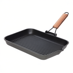 Saporella 090 36T00 Risoli Sartén de aluminio antiadherente (36x26cm) negra para asar y rehacer (griddles y sartenes) - Product Image 2