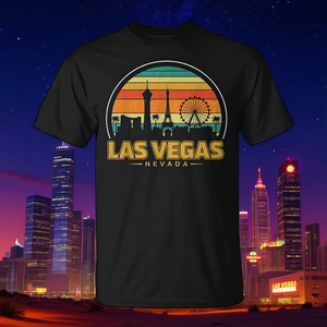 Nuova Maglietta 'Love for Las Vegas' per Vacanze a Vegas - Per Scopi Promozionali - Product Image 3