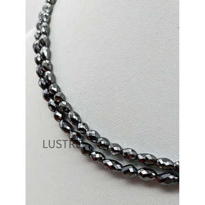 Perles de diamant 100% naturelles 3-5,4 mm, facettées, noires, diamant taillé ovale et coussin, excellente taille - Product Image 2