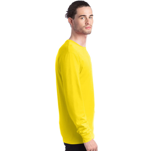 Camiseta de manga larga con estampado personalizado de estilo informal Patrón teñido liso con método de tejido Diseñador informal Camisetas de la mejor venta - Product Image 3