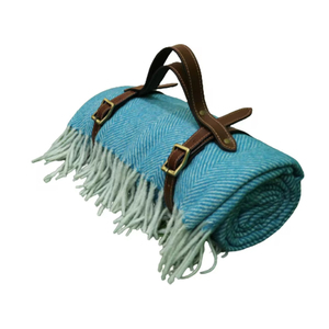 Nueva Llegada 2026: Manta Tejida de Espiga Turquesa Súper Suave con Diseño Único a un Precio Increíble - Product Image 1